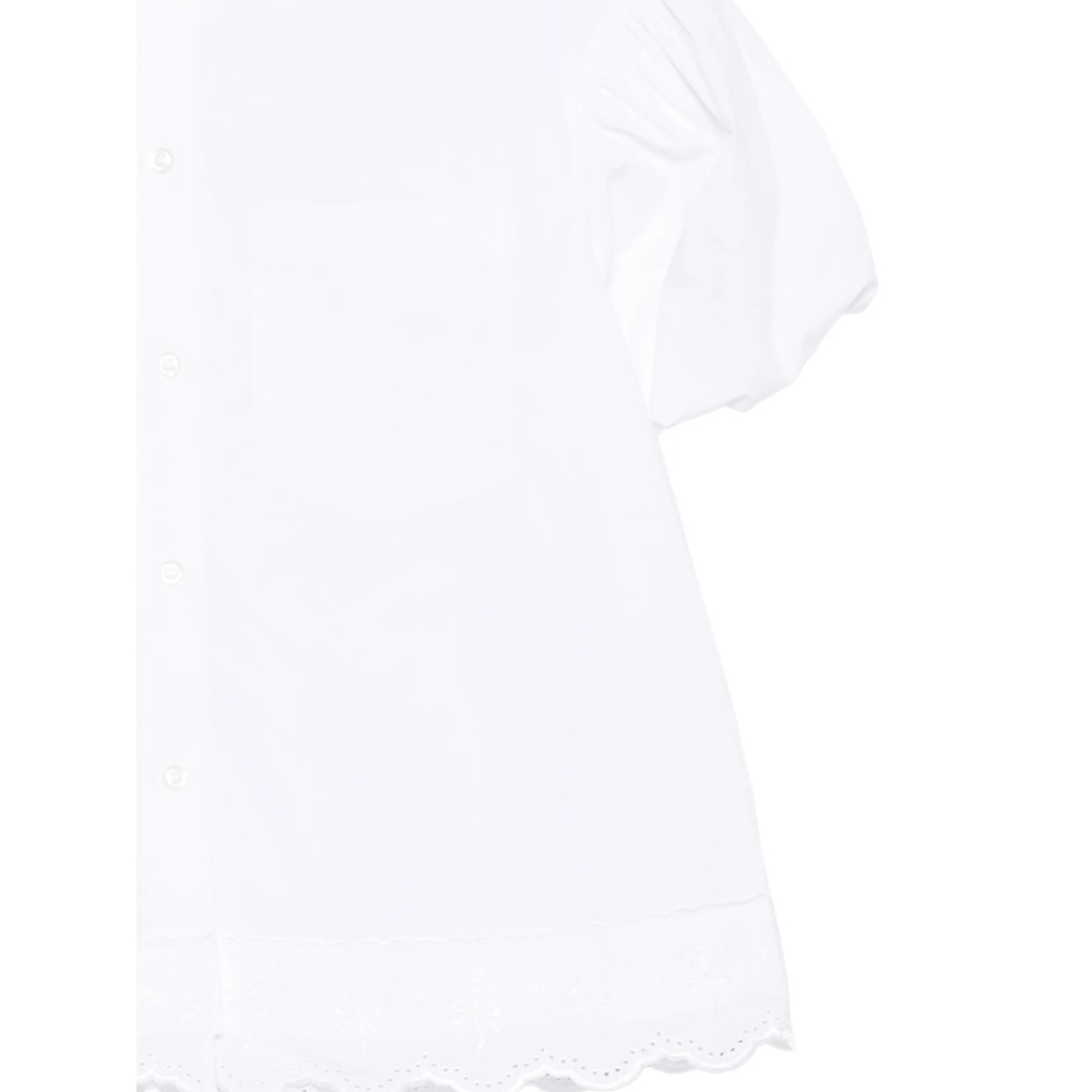 [Simone Rocha] Shirts Short Sleeve FW26 5463B 1287 WHPEA