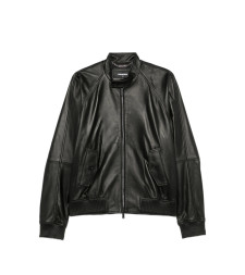 [Dsquared2] Leather Jacket FW26 D07052 S74AM1752 900