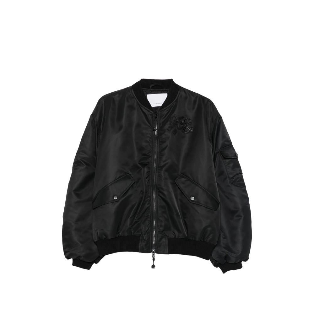 [Cecilie Bahnsen] Bomber jacket FW26 OTW21006 FEILAN BLACK