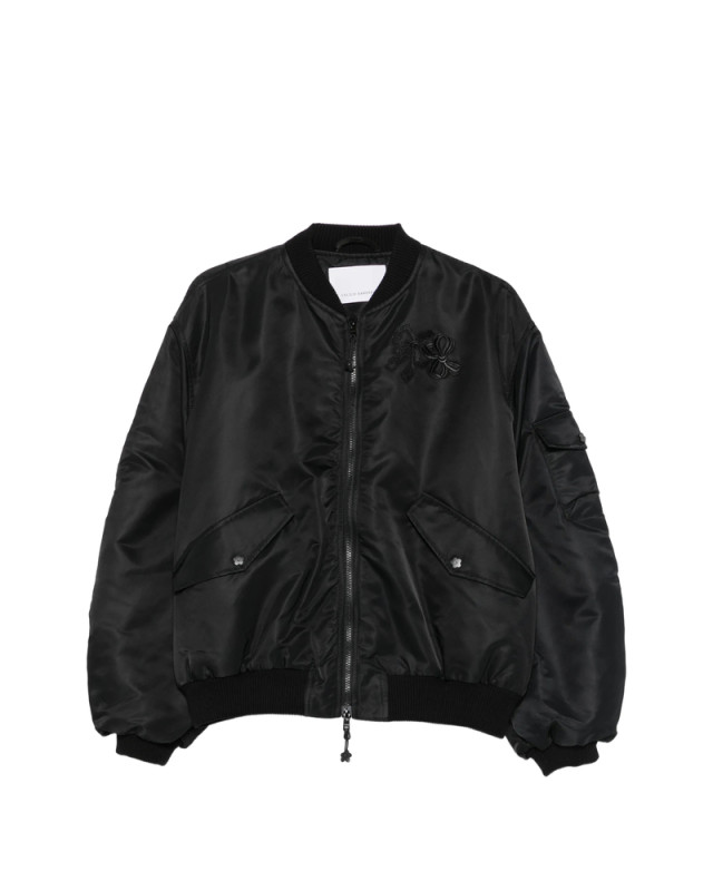 [Cecilie Bahnsen] Bomber jacket FW26 OTW21006 FEILAN BLACK