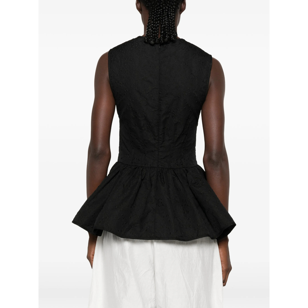 [Cecilie Bahnsen] Blouse FW26 RTW11009 DAIMI BLACK