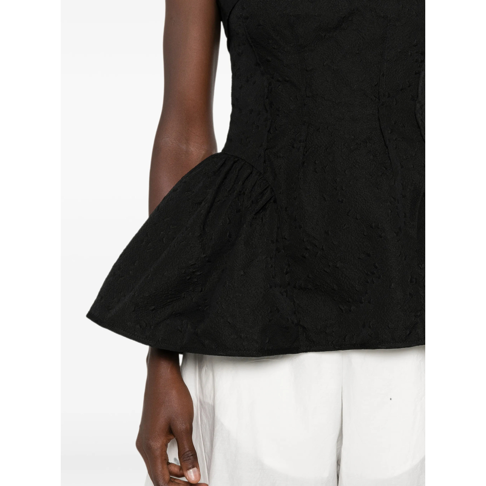[Cecilie Bahnsen] Blouse FW26 RTW11009 DAIMI BLACK