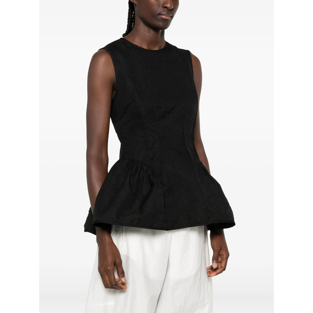 [Cecilie Bahnsen] Blouse FW26 RTW11009 DAIMI BLACK