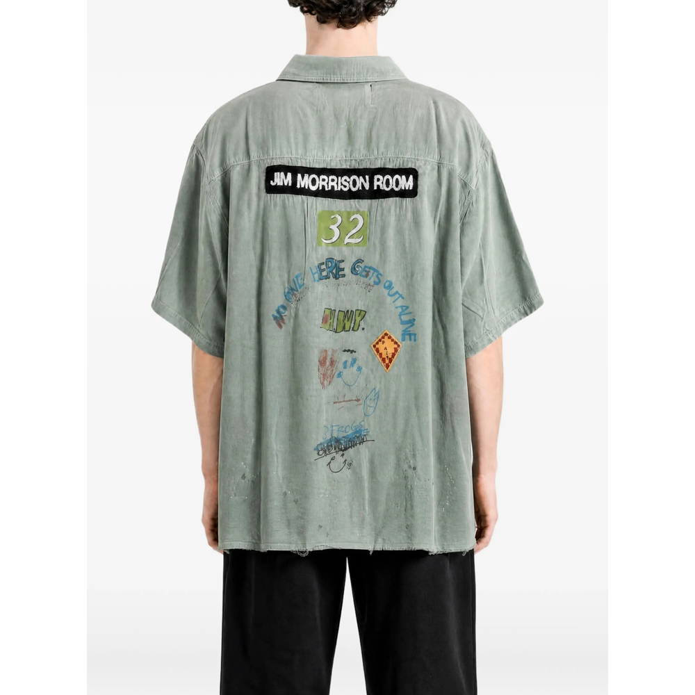 [Paly Hollywood] Shirts Short Sleeve SS26 10U004Q1010  GREEN