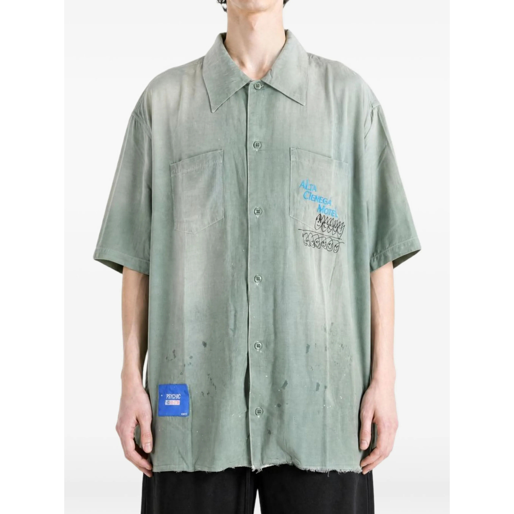 [Paly Hollywood] Shirts Short Sleeve SS26 10U004Q1010  GREEN