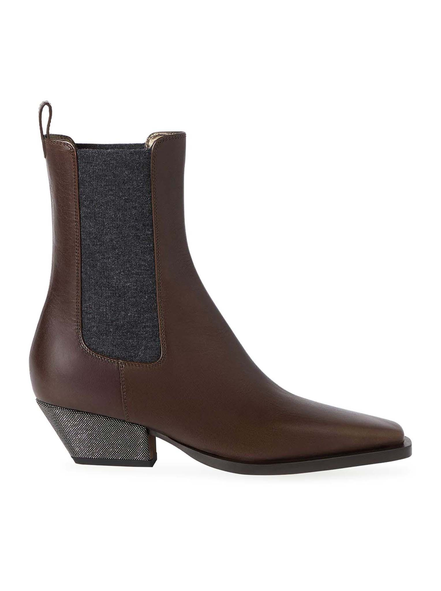 [Brunello Cucinelli] Ankle Boots FW26 MZSLC3050C9122 CACAO
