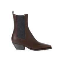 [Brunello Cucinelli] Ankle Boots FW26 MZSLC3050C9122 CACAO