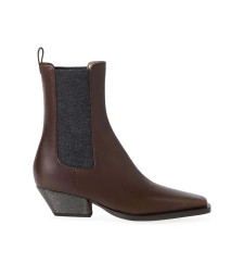 [Brunello Cucinelli] Ankle Boots FW26 MZSLC3050C9122 CACAO
