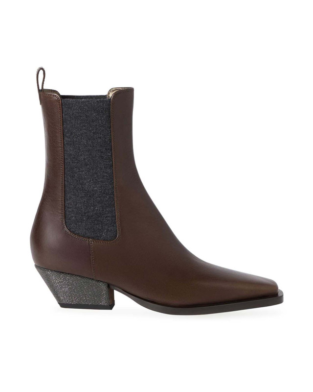 [Brunello Cucinelli] Ankle Boots FW26 MZSLC3050C9122 CACAO