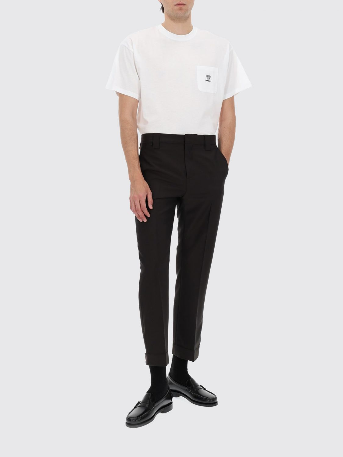[Versace] T-shirts Short Sleeve SS26 10245741A17915 1W000