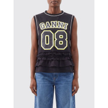 [GANNI] T-shirts Sleeveless FW26 A1050225 099
