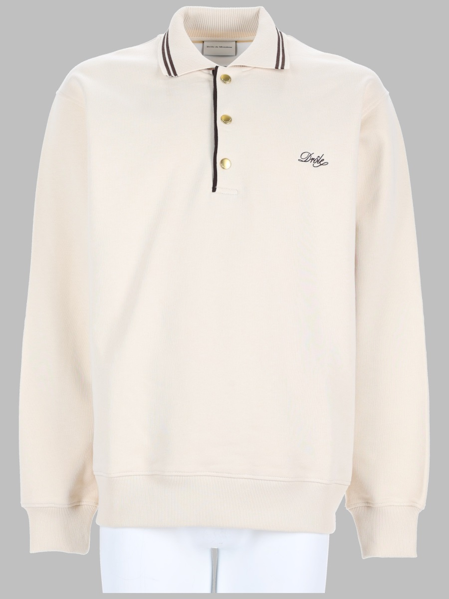 [DROLE DE MONSIEUR] Sweatshirt FW26 PL132_CO127SAND