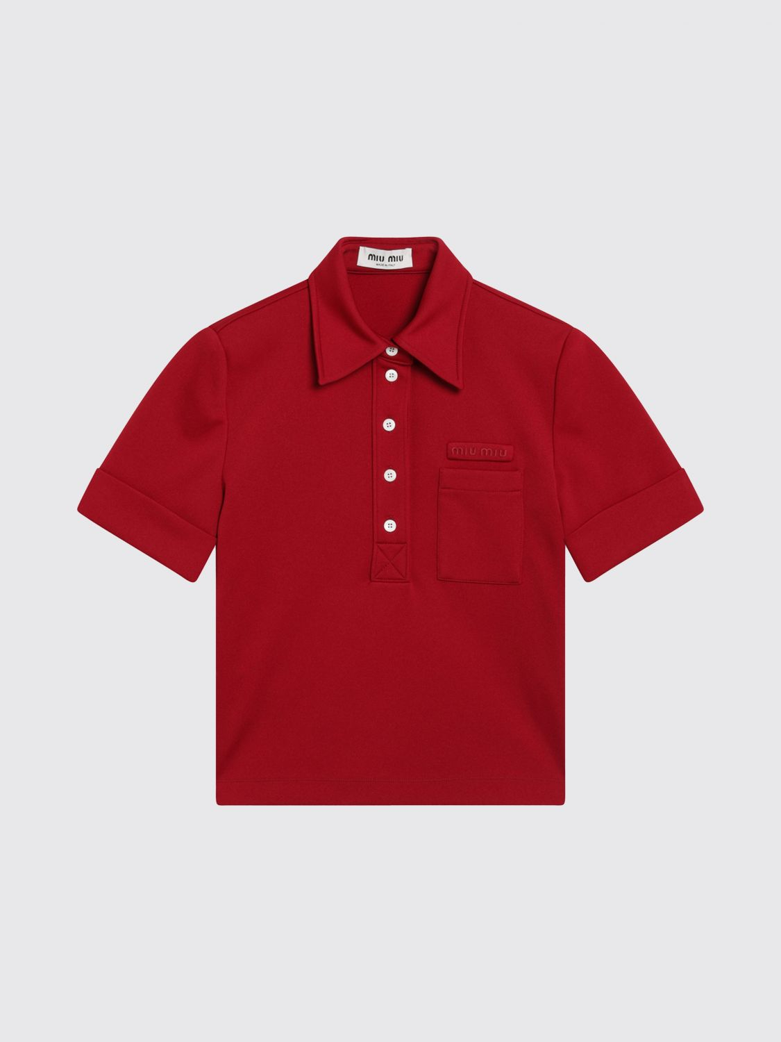 [Miu Miu] T-shirts Short Sleeve SS26 MT220414OA F0041