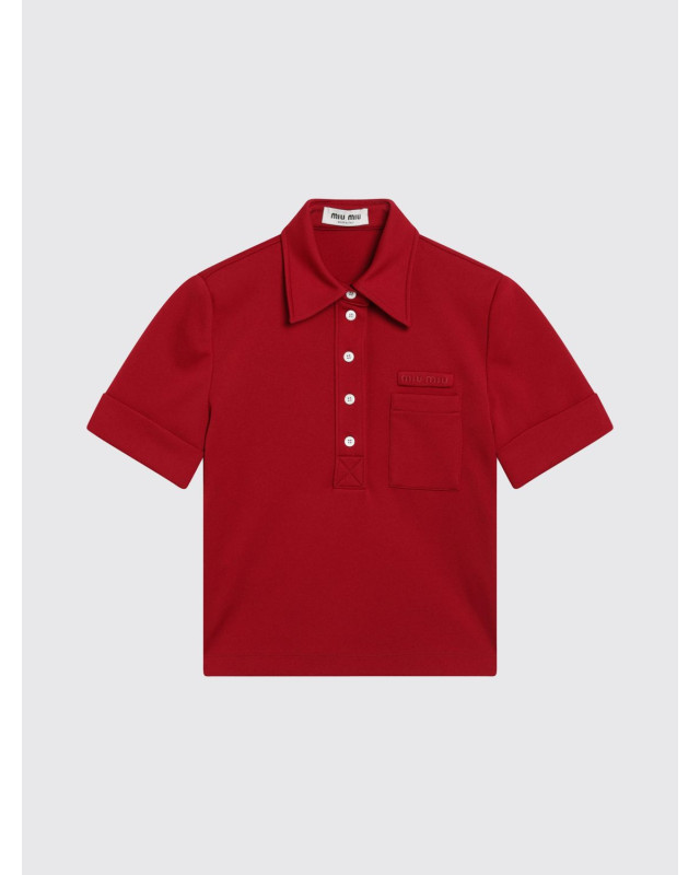 [Miu Miu] T-shirts Short Sleeve SS26 MT220414OA F0041