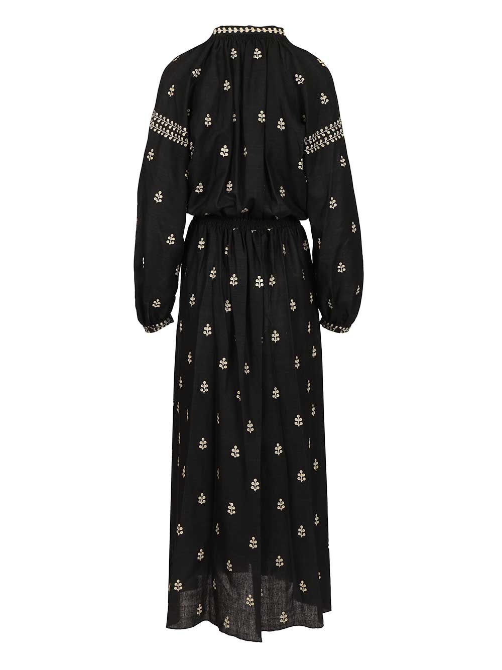 [Isabel Marant] Long sleeve dress SS26 26PRO1027FA-D1J12I01BK