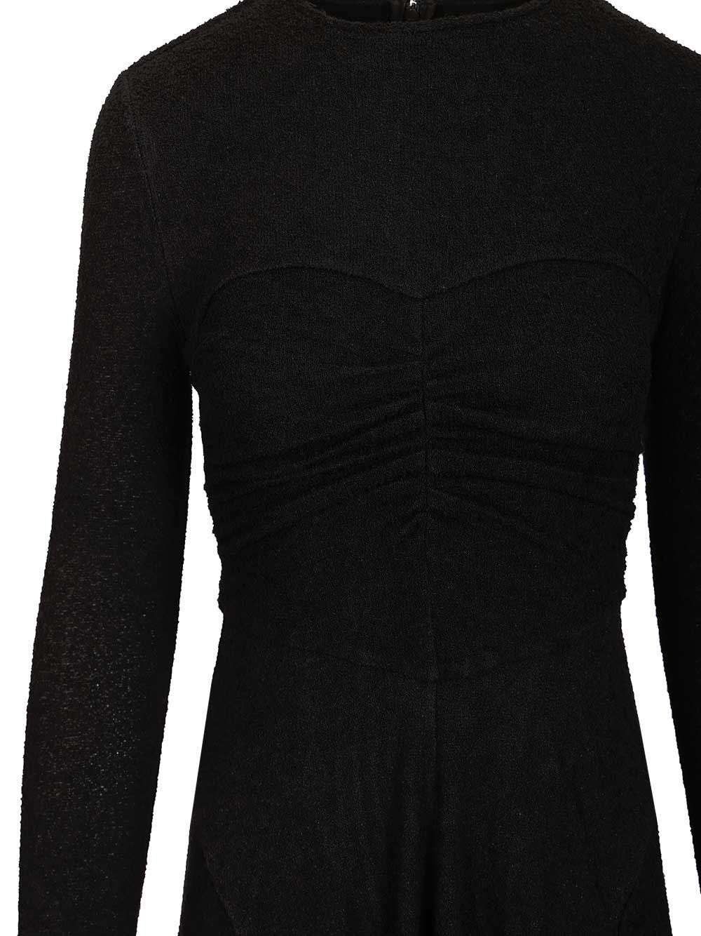 [Isabel Marant] Long sleeve dress SS26 26PRO1068FA-D1J06I01BK