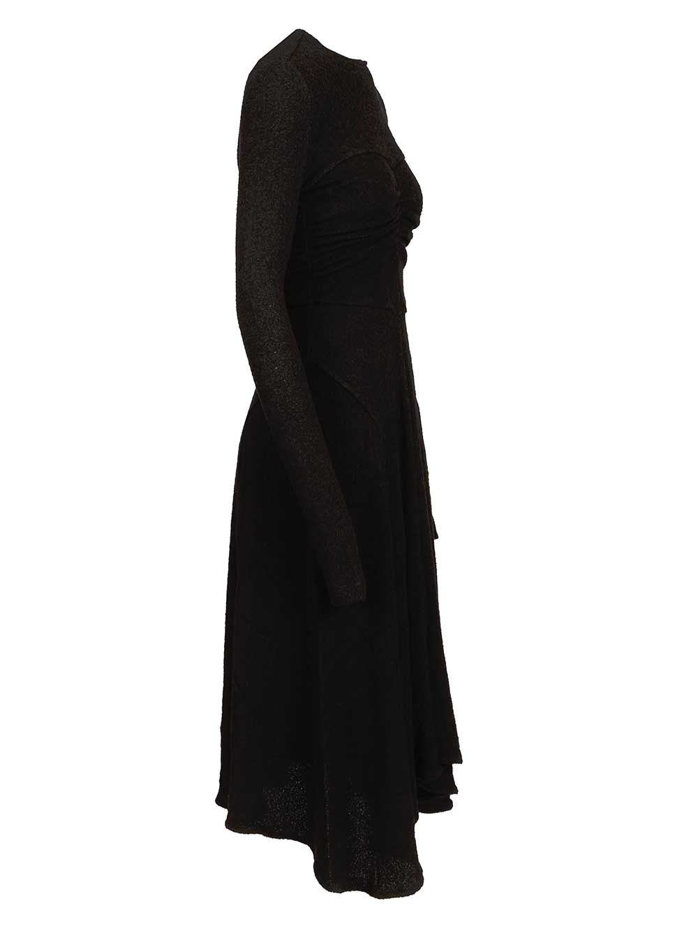 [Isabel Marant] Long sleeve dress SS26 26PRO1068FA-D1J06I01BK