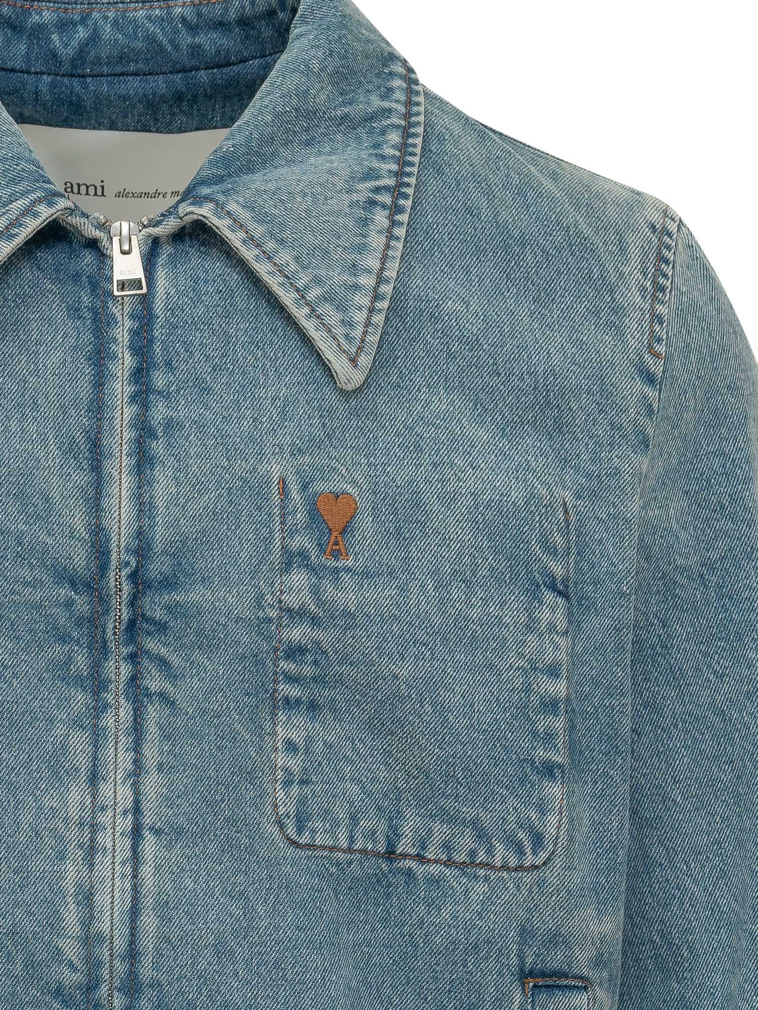 [AMI ALEXANDRE MATTIUSSI] Denim jacket SS26 HJK835DE0046 480