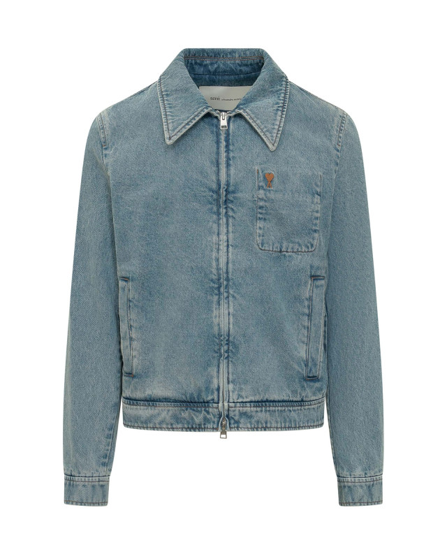 [AMI ALEXANDRE MATTIUSSI] Denim jacket SS26 HJK835DE0046 480