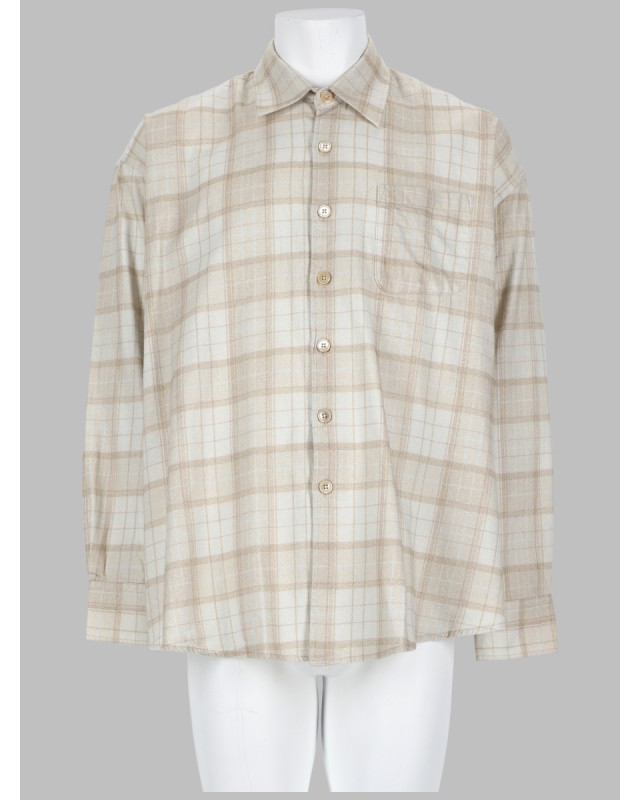 [Our Legacy] Shirts Long Sleeve FW26 M4262BSC_STELLACHECKPRINT