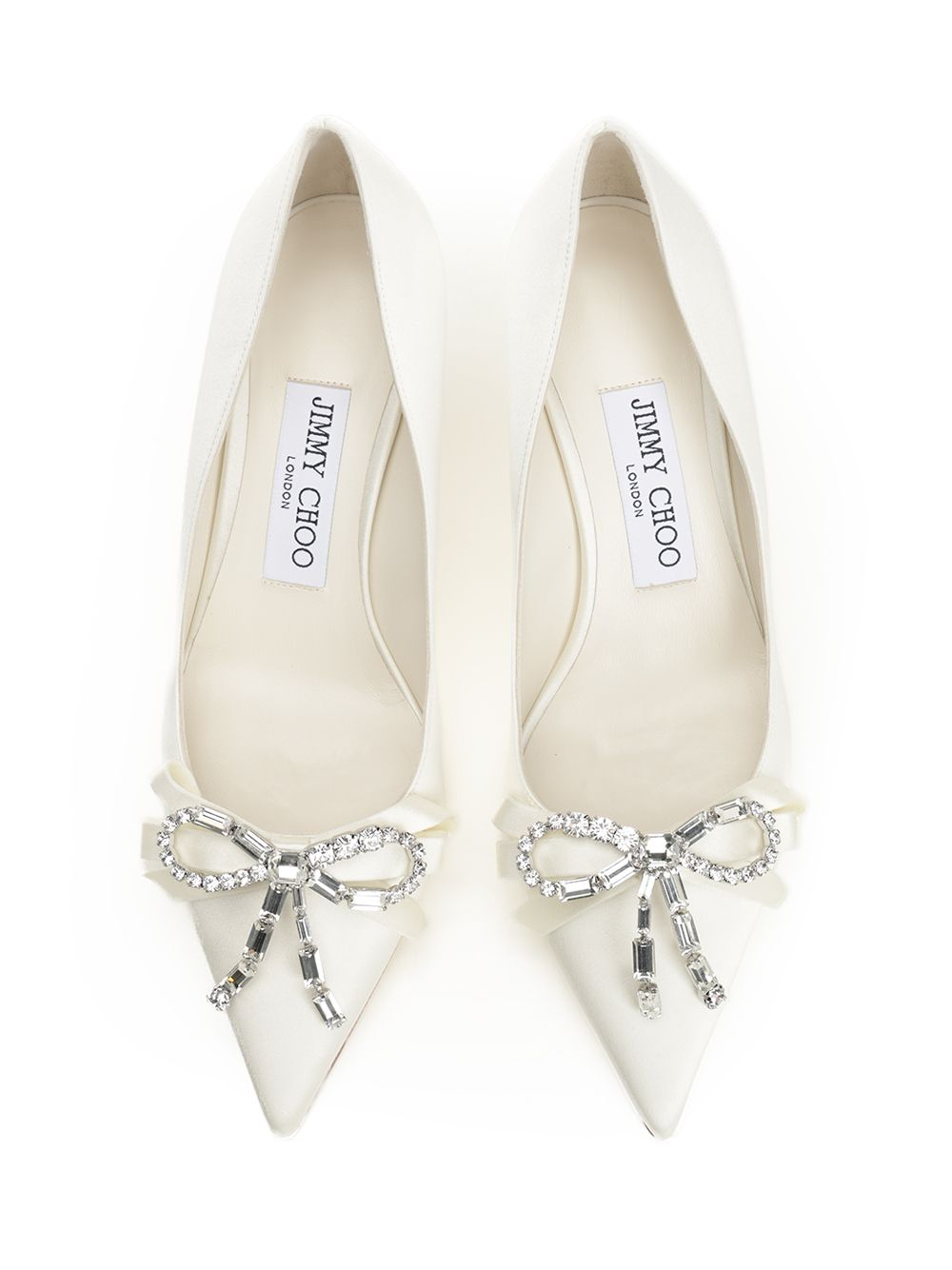 [Jimmy Choo] Pumps SS26 AURIA 70BSJIVORY/CRYSTAL