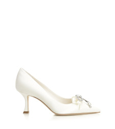[Jimmy Choo] Pumps SS26 AURIA 70BSJIVORY/CRYSTAL