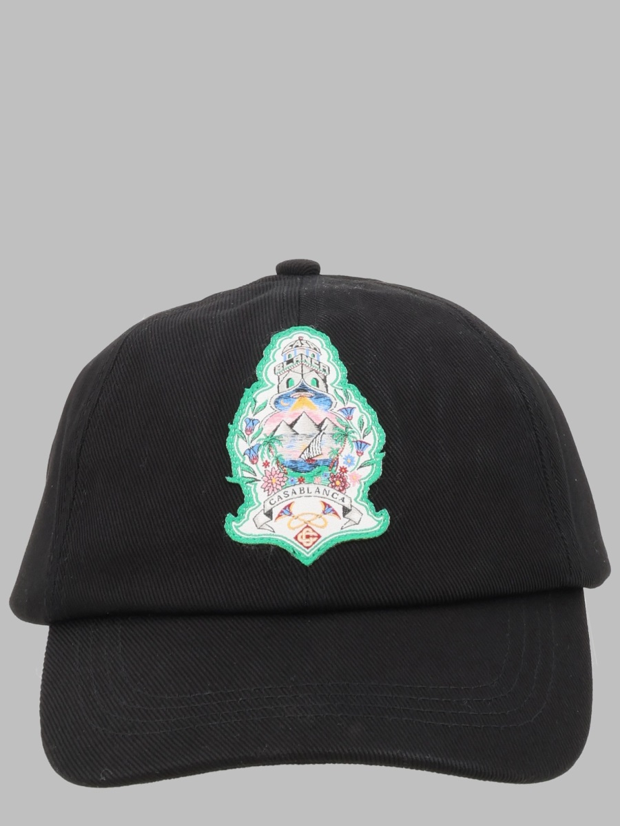 [Casablanca] Cap FW26 A-PF26-HAT-002_03BLACK