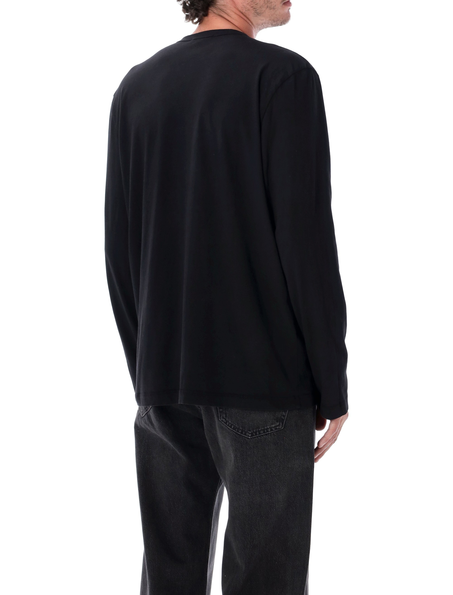[JAMES PERSE] T-shirts Long Sleeve FW26 MLJ3351BLK