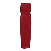 [Self-portrait] Sleeveless dress SS26 RS26-002M-BUBURGUNDY