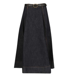 [Self-portrait] Long skirt SS26 RS26-828MSK-BLBLUE