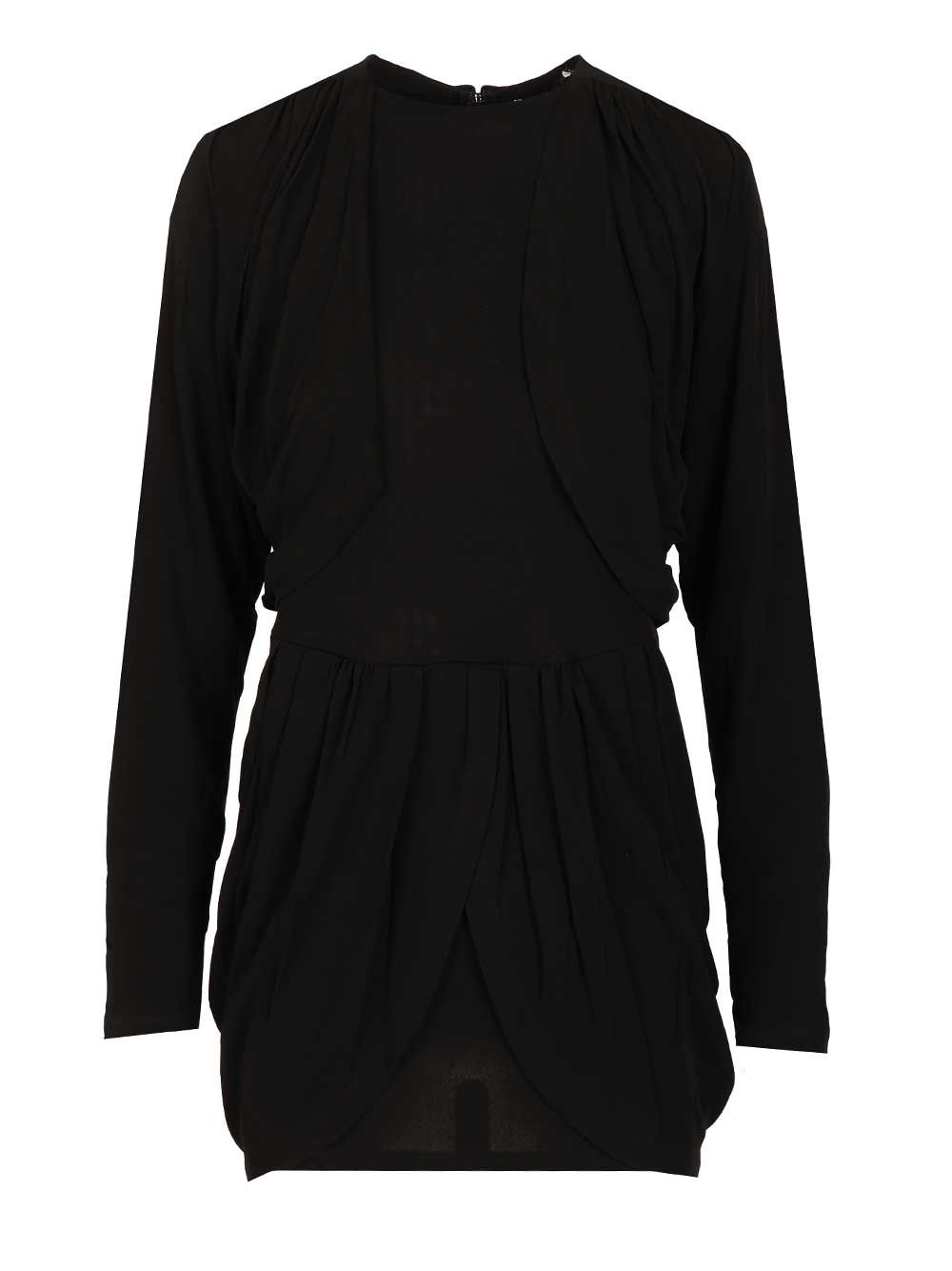 [Isabel Marant] Long sleeve dress SS26 26PRO1041FA-D1K02I01BK