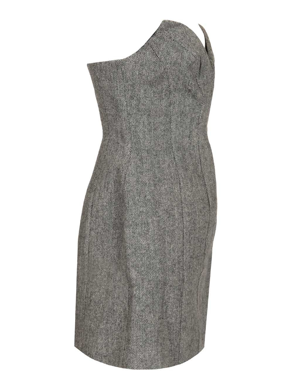 [Self-portrait] Sleeveless dress SS26 RS26-213S-GRGREY