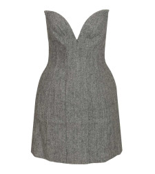 [Self-portrait] Sleeveless dress SS26 RS26-213S-GRGREY