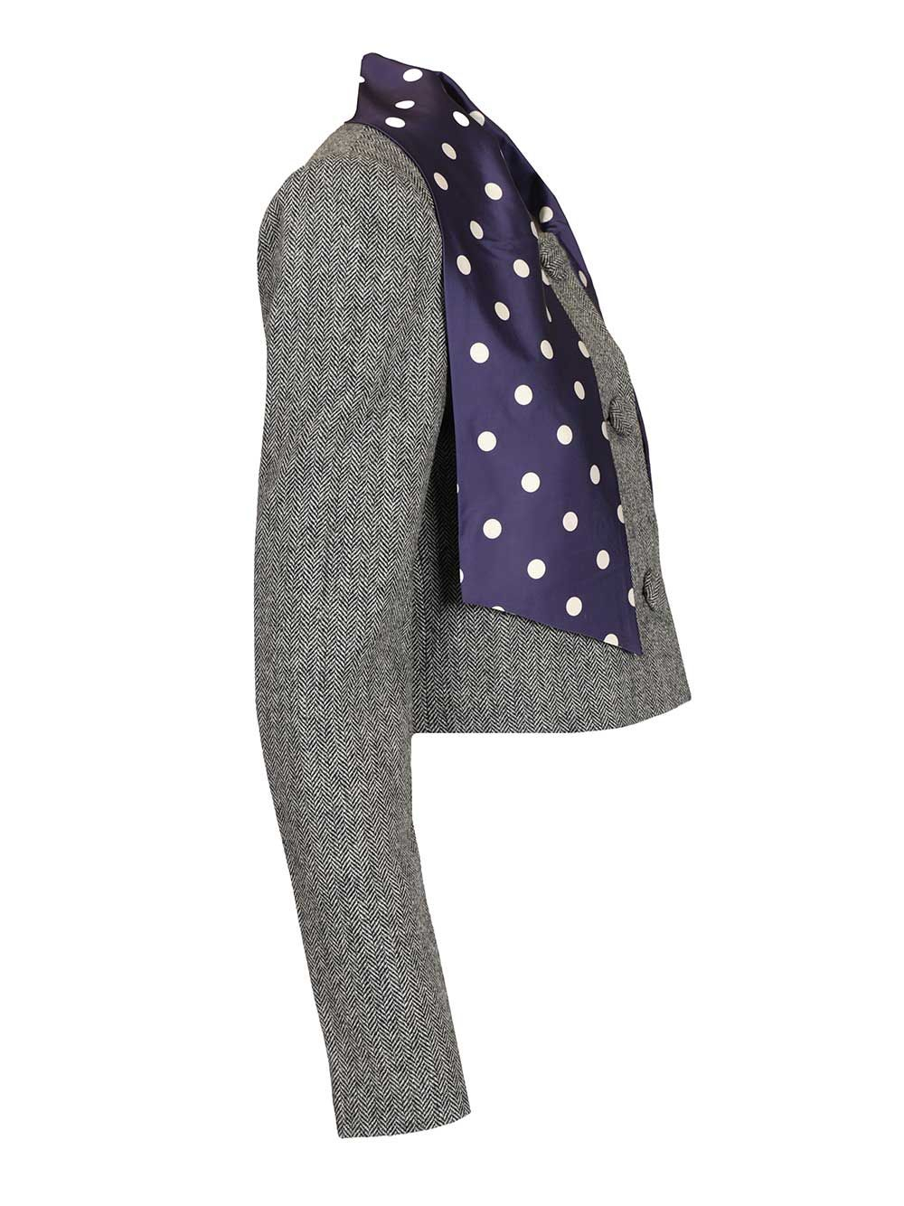 [Self-portrait] Casual Jacket SS26 RS26-038J-GRGREY