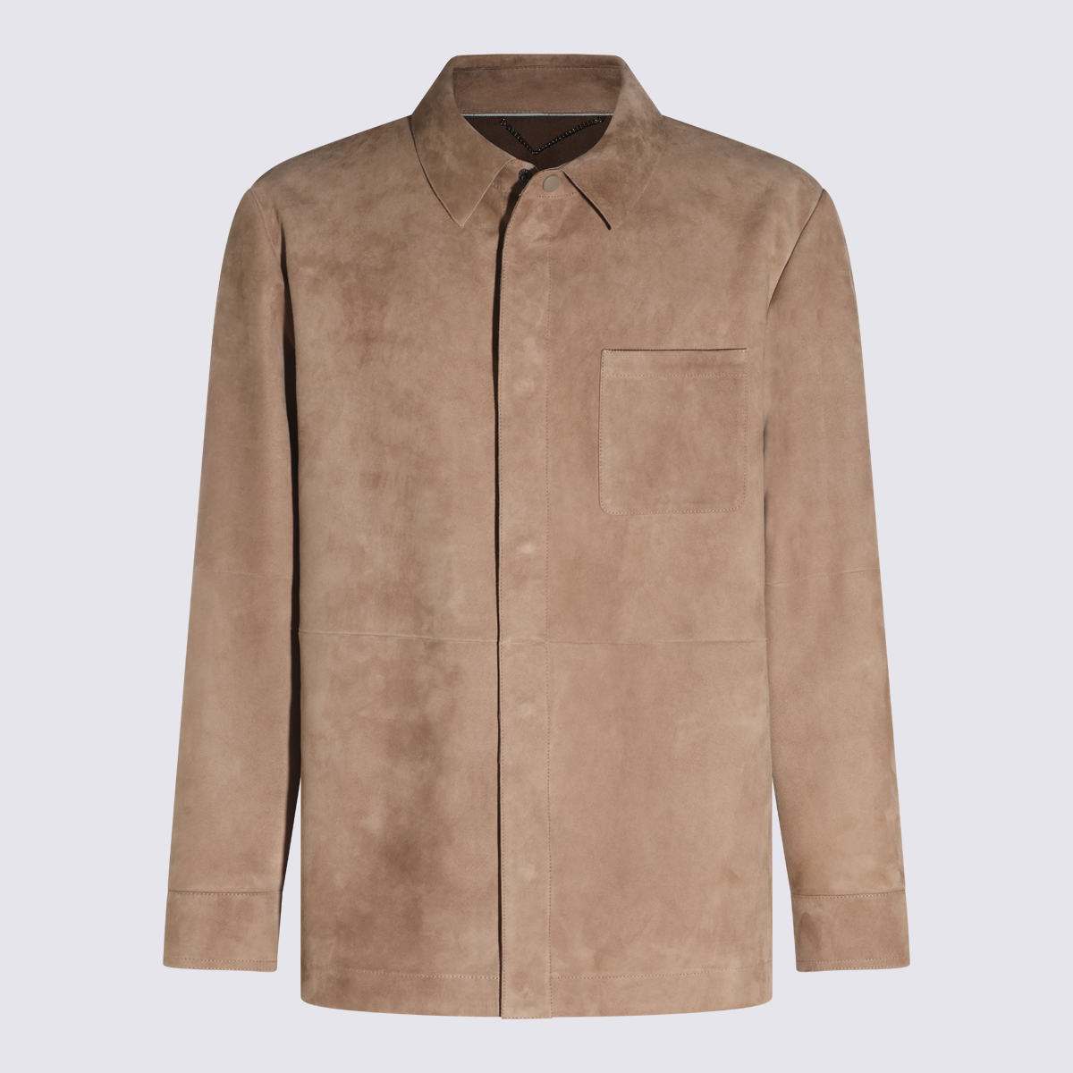 [Canali] Leather Jacket FW26 O70507LE00281702