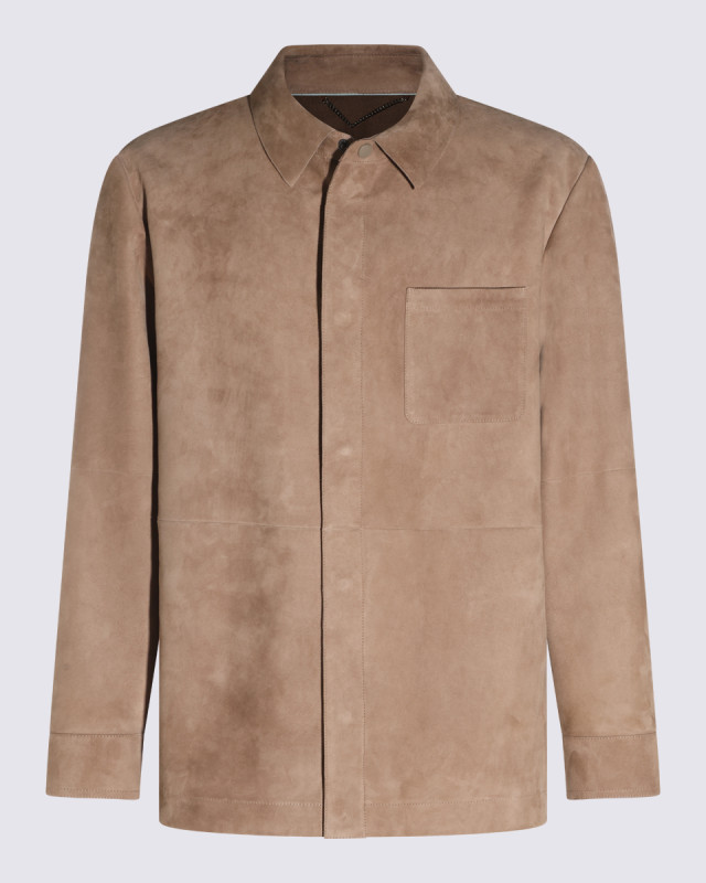 [Canali] Leather Jacket FW26 O70507LE00281702