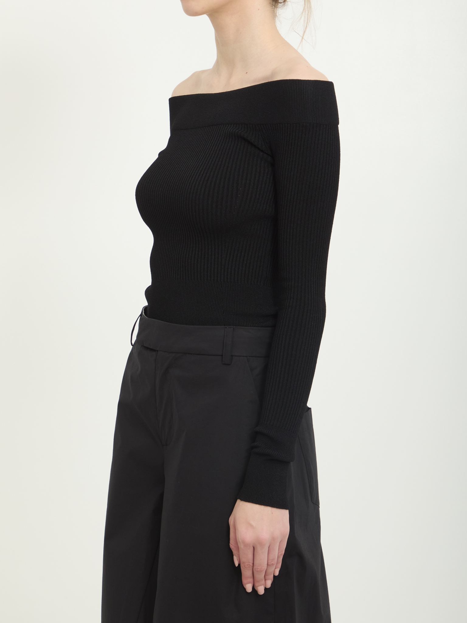 [Alaia] T-shirts Long Sleeve FW26 AA9B0342K017A__995