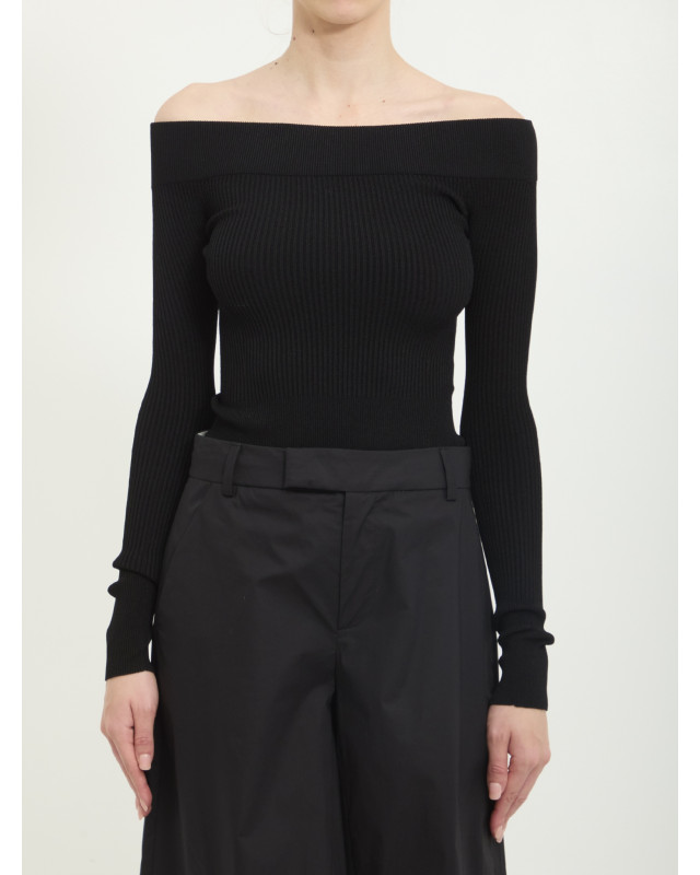 [Alaia] T-shirts Long Sleeve FW26 AA9B0342K017A__995