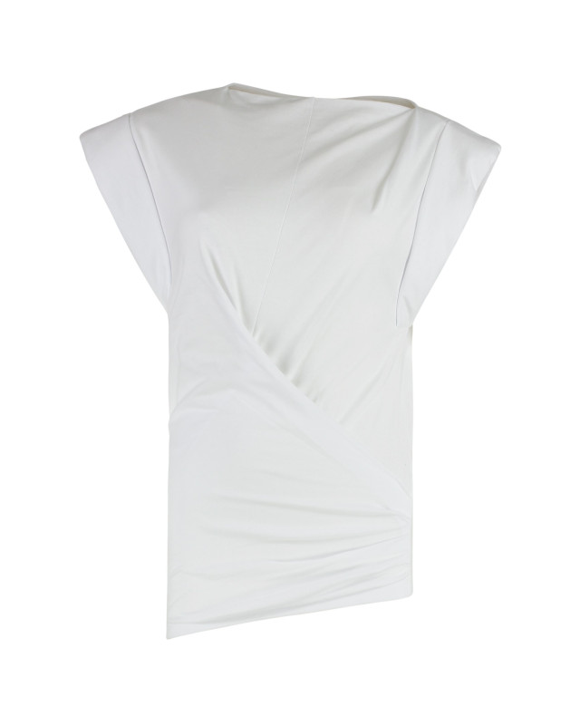 [Marant Etoile] T-shirts Short Sleeve SS25 25PTS0207FAA1N41I_20WH