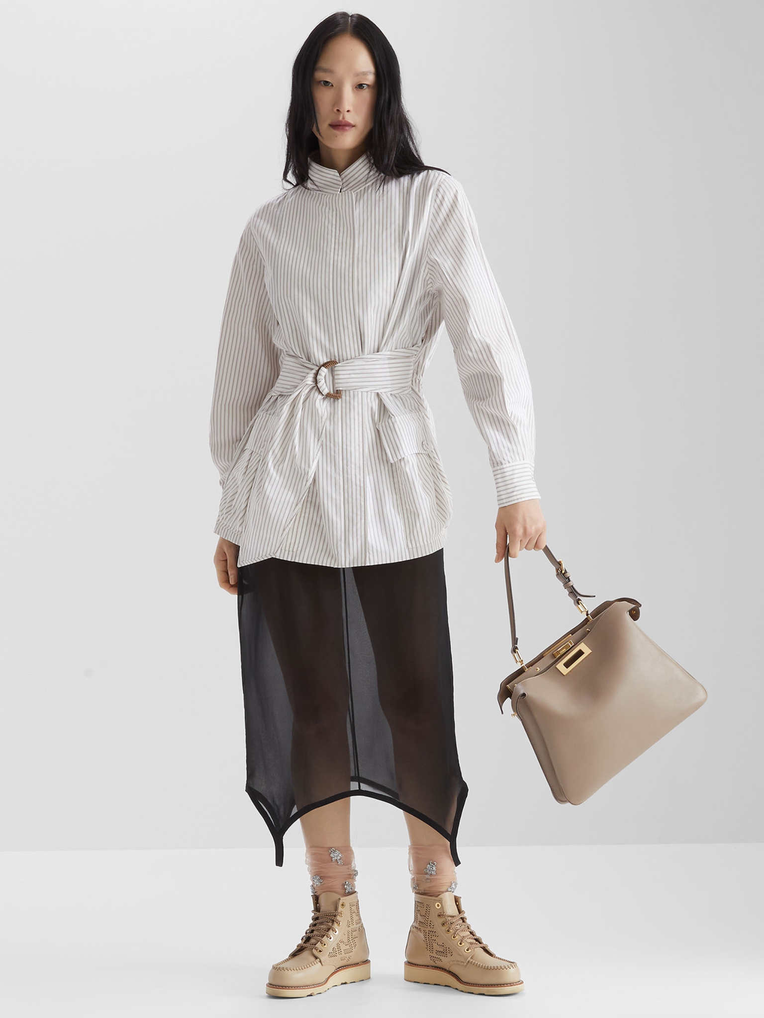 [Fendi] Shirts Long Sleeve SS25 FJ7621AQ3LF0XAY