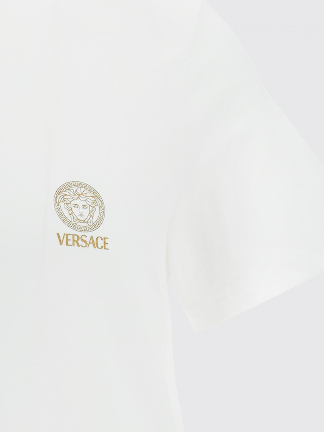 [Versace] T-shirts Short Sleeve SS26 AUU010051A10011 A1001