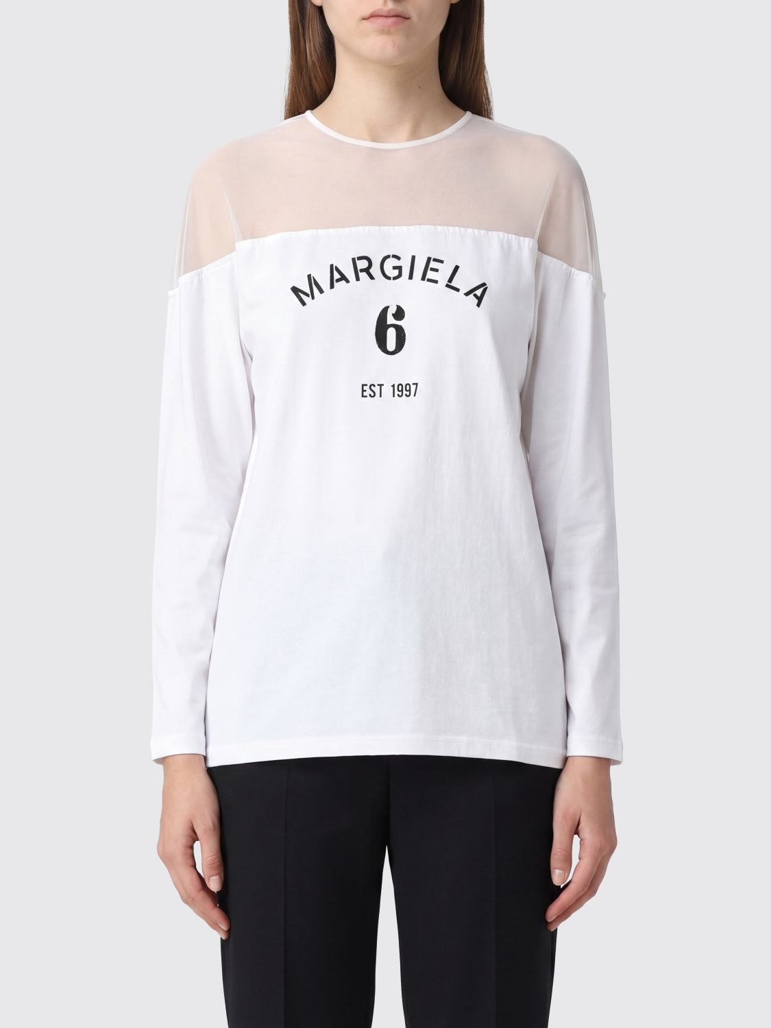 [MM6 Maison Margiela] T-shirts Long Sleeve SS26 S62GD0213M20108 101