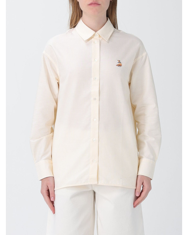 [MAISON KITSUNE] Shirts Long Sleeve SS26 QW00415WC5098 0493