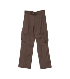 [THE FRANKIE SHOP] Trousers FW26 KELLY PANTALONE BROWN