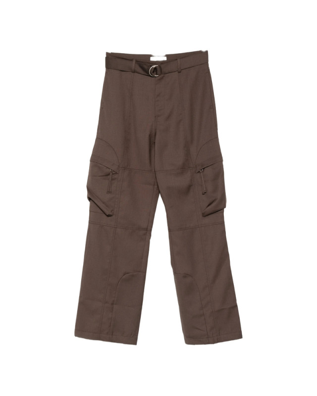 [THE FRANKIE SHOP] Trousers FW26 KELLY PANTALONE BROWN