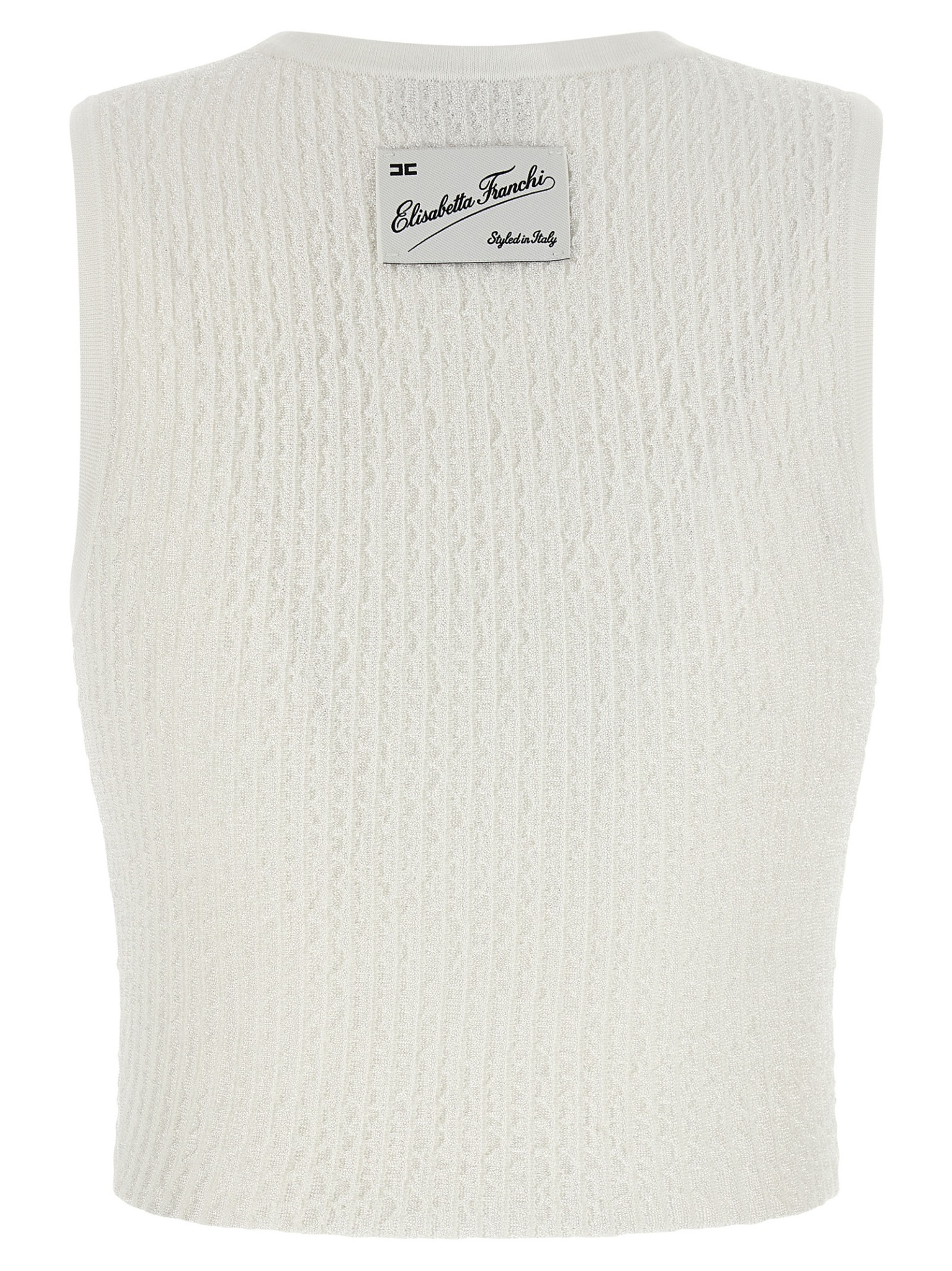 [ELISABETTA FRANCHI] T-shirts Sleeveless FW26 TK01S66E2360