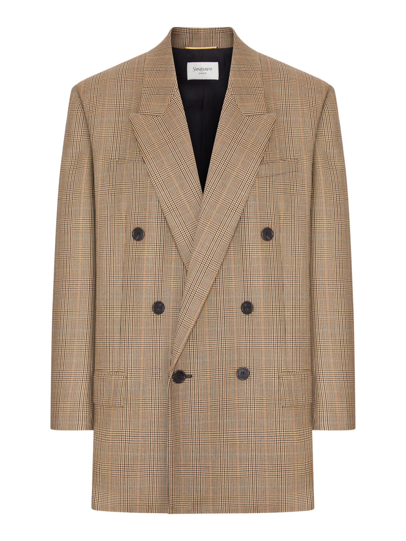 [Saint Laurent] Blazer FW26 871065Y3L612242 BEIGE MARRON MARINE