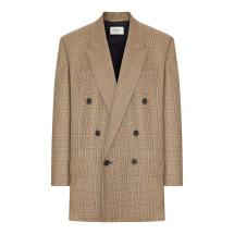 [Saint Laurent] Blazer FW26 871065Y3L612242 BEIGE MARRON MARINE