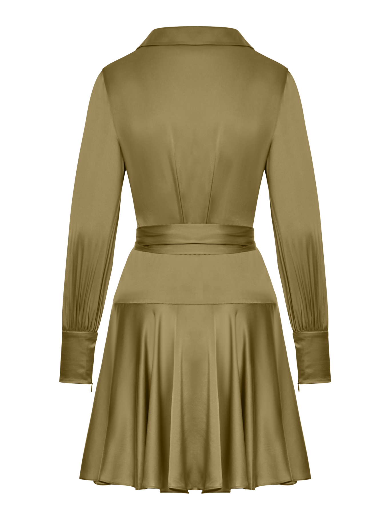 [Zimmermann] Long sleeve dress FW26 8067DF26RKHA KHAKI