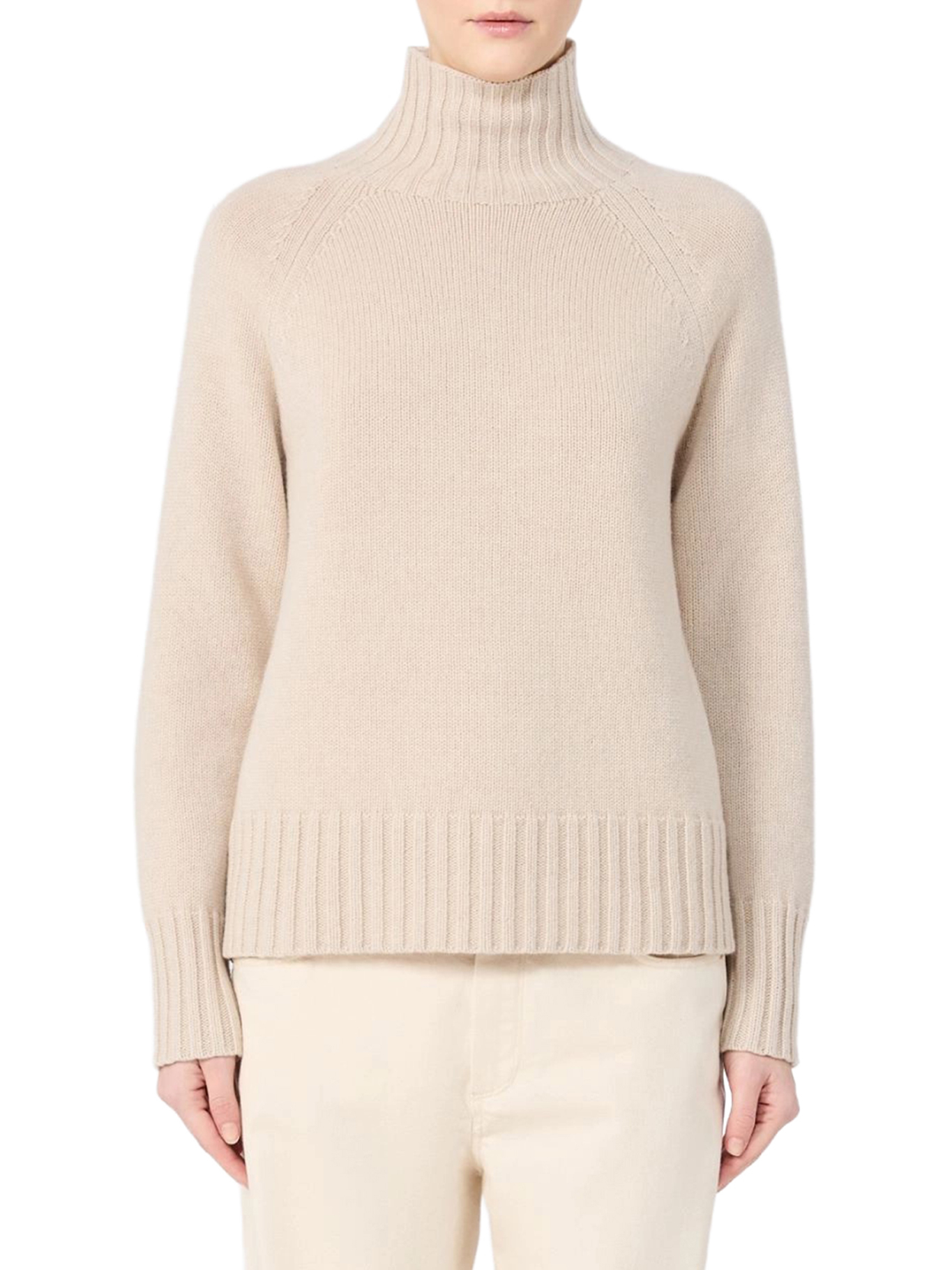 [S Max Mara] Knitwear FW26 2629366013600002 ALBINO MELANGE